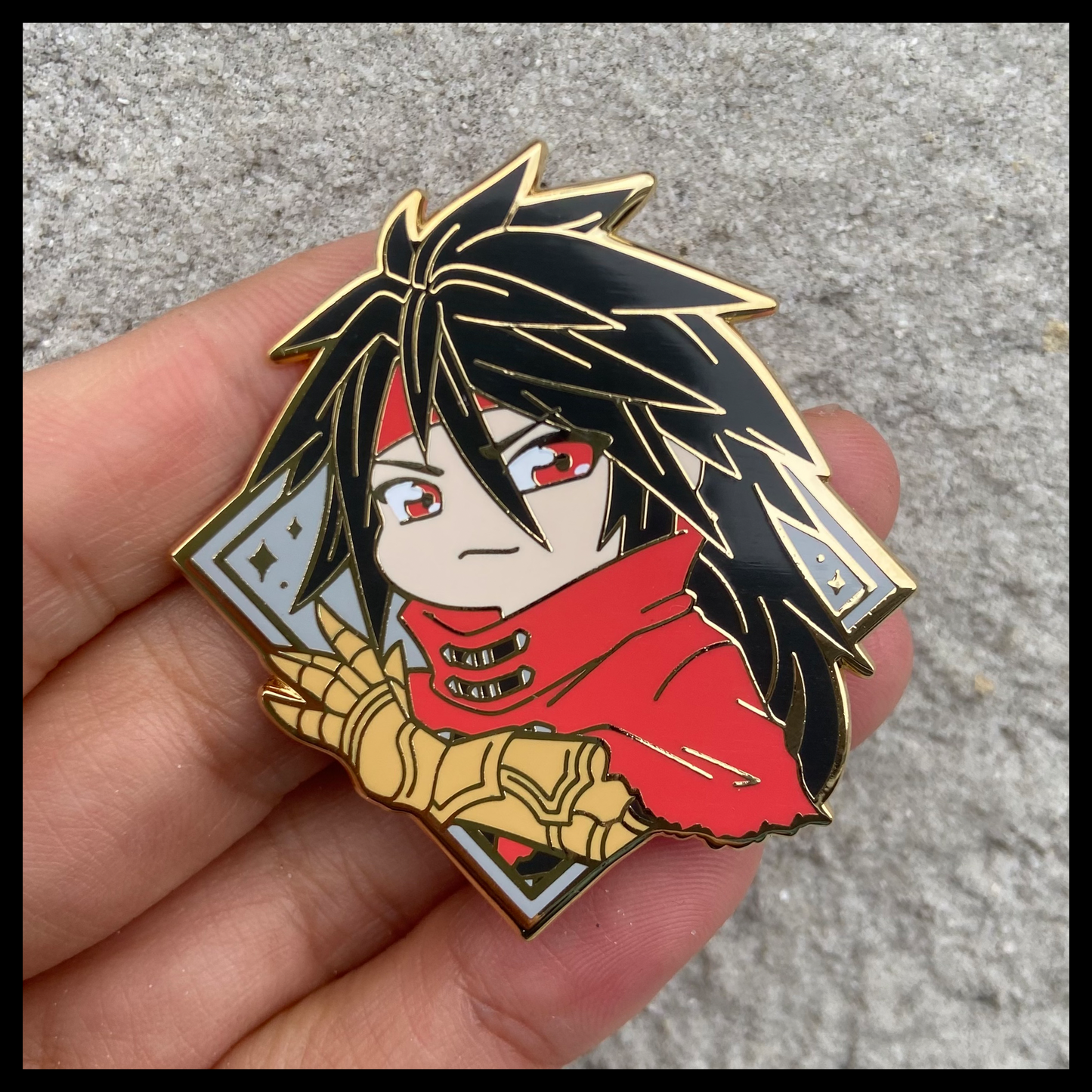 Vincent Enamel Pin